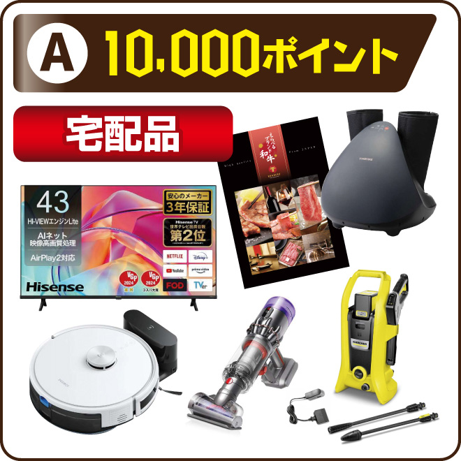 10000ポイント 宅配品