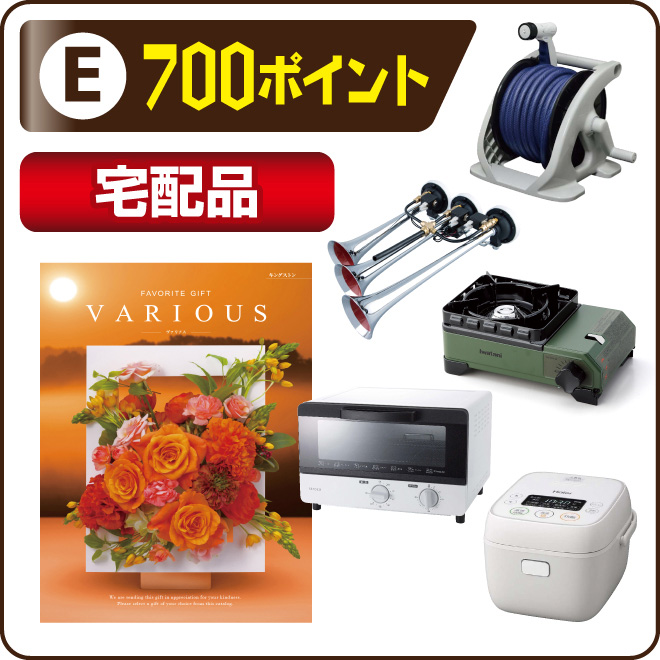 700ポイント 宅配品